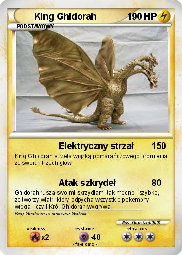 Pokemon King Ghidorah