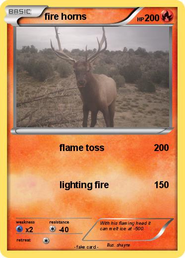 Pokemon fire horns