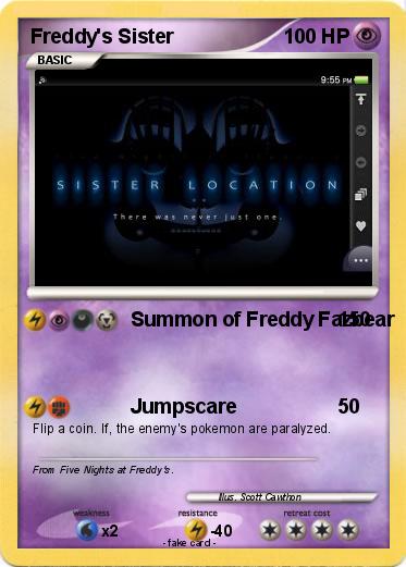 Pokemon Freddy's Sister