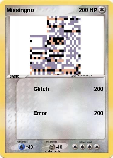 Pokemon Missingno