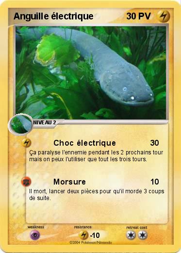 Pokemon Anguille électrique