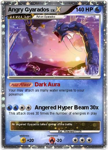 Pokemon Angry Gyarados