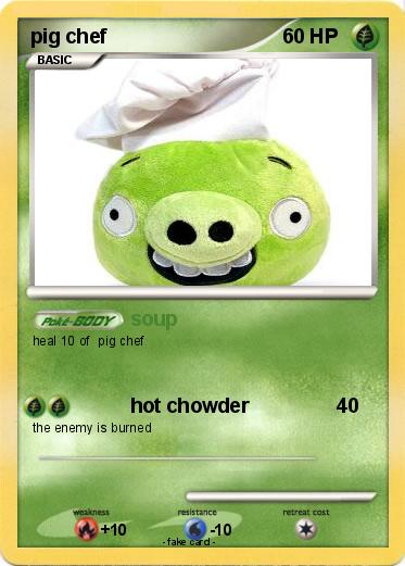 Pokemon pig chef