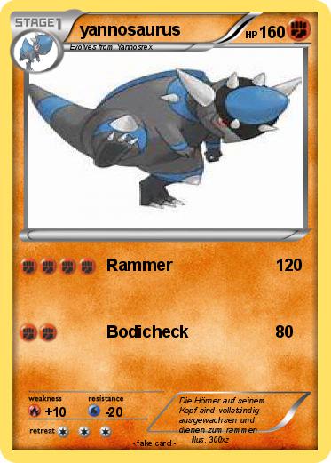 Pokemon yannosaurus