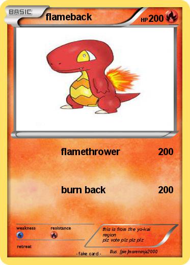 Pokemon flameback