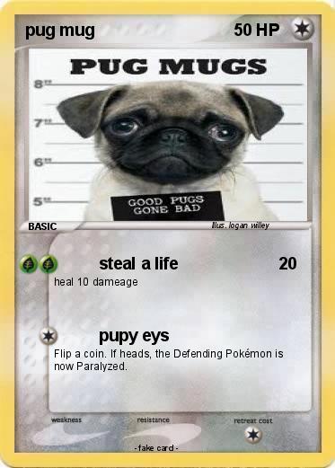 Pokemon pug mug
