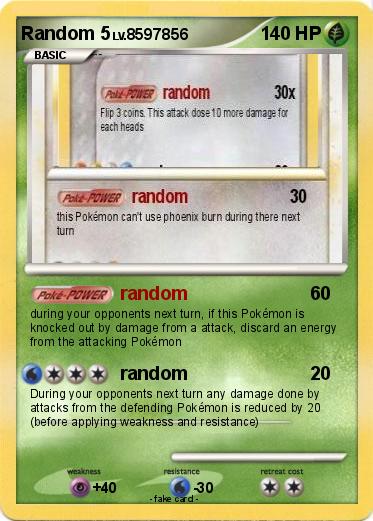 Pokemon Random 5