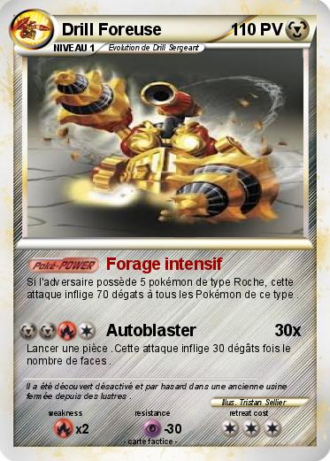Pokemon Drill Foreuse