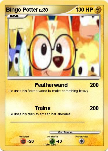 Pokemon Bingo Potter