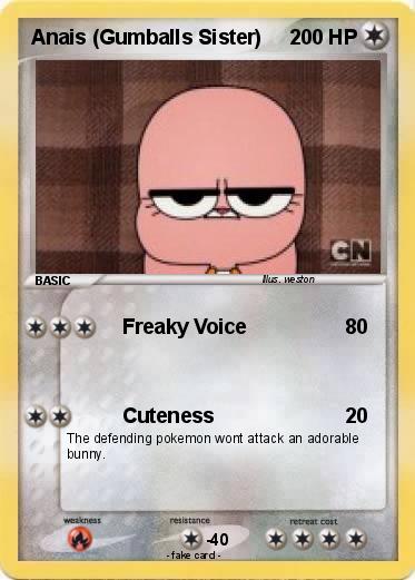 Pokemon Anais (Gumballs Sister)