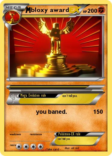 Pokemon bloxy award