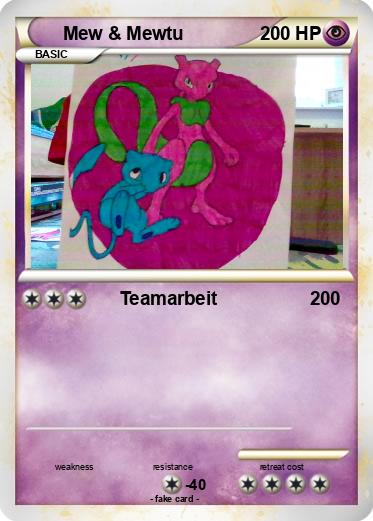 Pokemon Mew & Mewtu