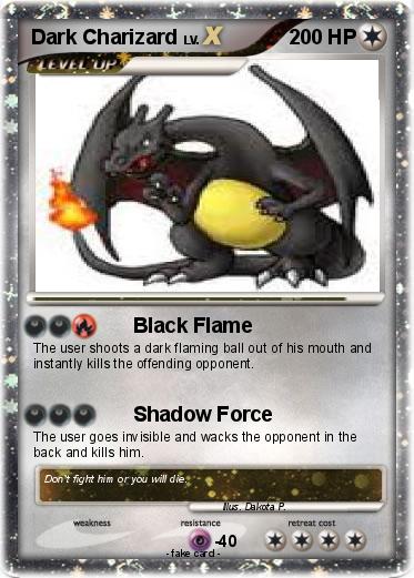 Pokemon Dark Charizard