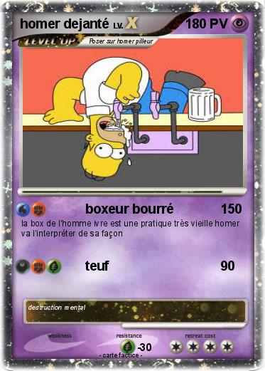 Pokemon homer dejanté