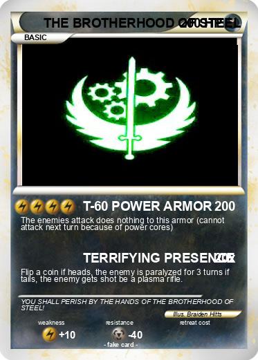 Pokemon THE BROTHERHOOD OF STEEL