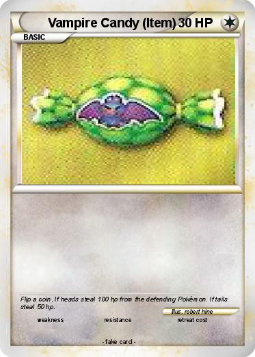 Pokemon Vampire Candy (Item)