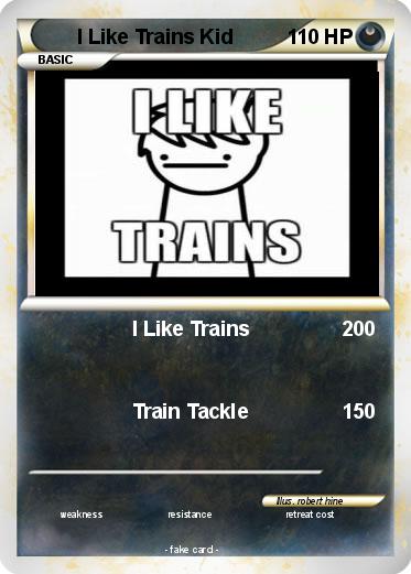 Pokemon I Like Trains Kid
