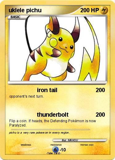 Pokemon uklele pichu
