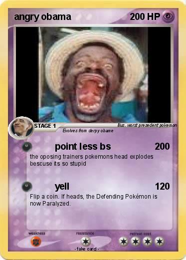 Pokemon angry obama