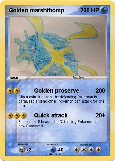 Pokemon Golden marshthomp