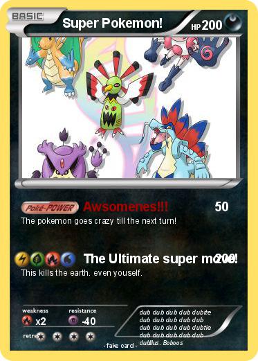 Pokemon Super Pokemon!