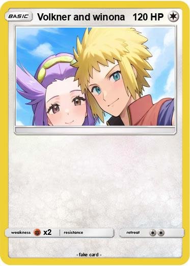 Pokemon Volkner and winona