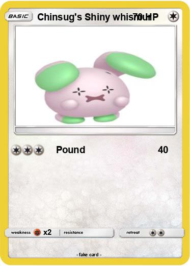 Pokemon Chinsug's Shiny whismur