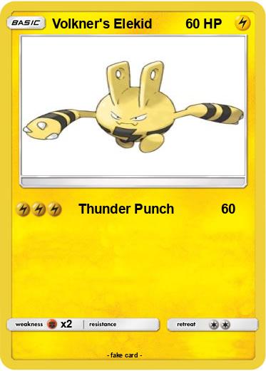 Pokemon Volkner's Elekid
