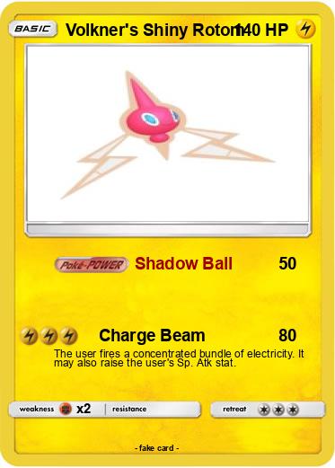 Pokemon Volkner's Shiny Rotom
