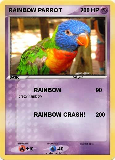 Pokemon RAINBOW PARROT