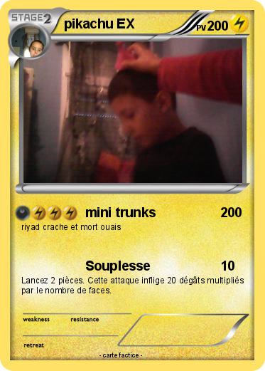 Pokemon pikachu EX