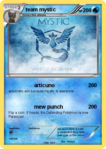 Pokemon team mystic