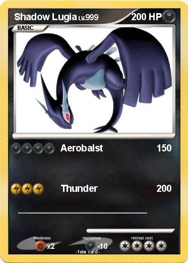 Pokemon Shadow Lugia