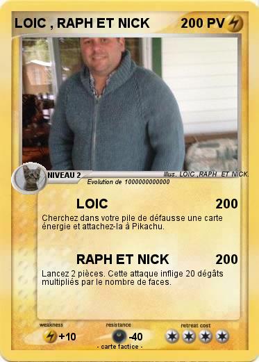 Pokemon LOIC , RAPH ET NICK