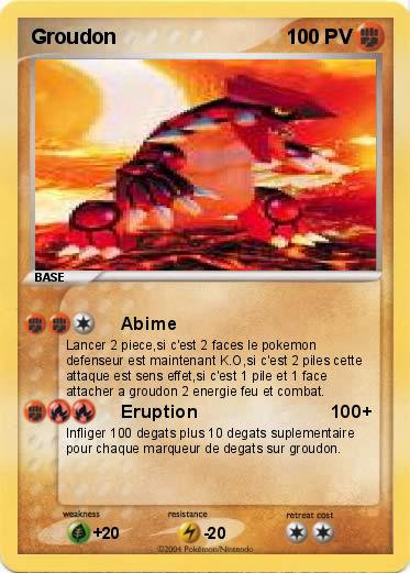 Pokemon Groudon