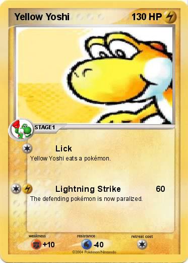 Pokemon Yellow Yoshi