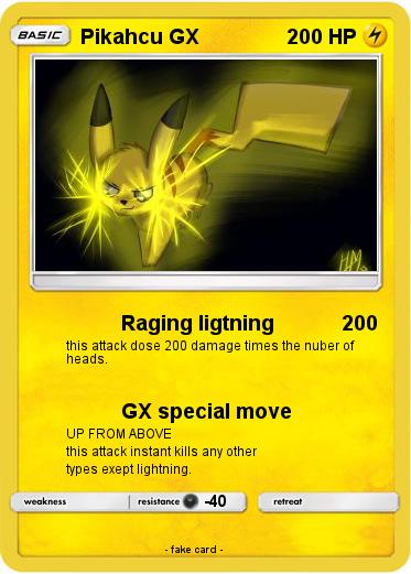 Pokemon Pikahcu GX