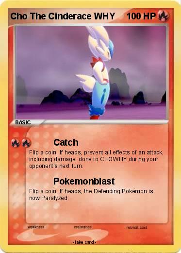 Pokemon Cho The Cinderace WHY