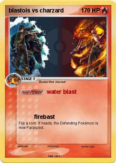 Pokemon blastois vs charzard