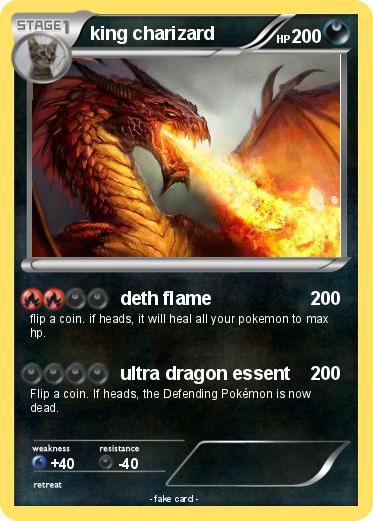 Pokemon king charizard
