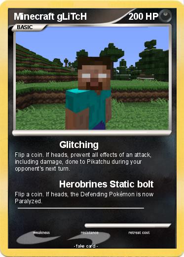 Pokemon Minecraft gLiTcH