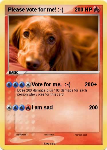 Pokemon Please vote for me! :-(