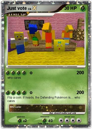 Pokemon Just vote