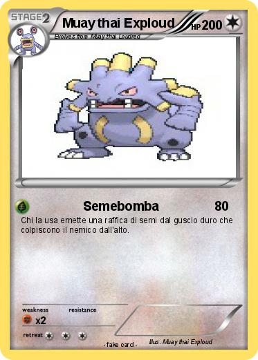 Pokemon Muay thai Exploud