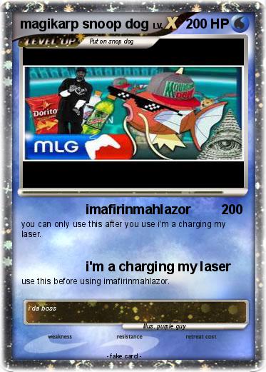 Pokemon magikarp snoop dog
