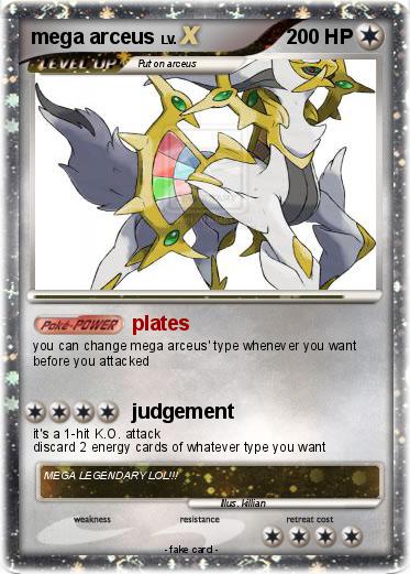 Pokemon mega arceus