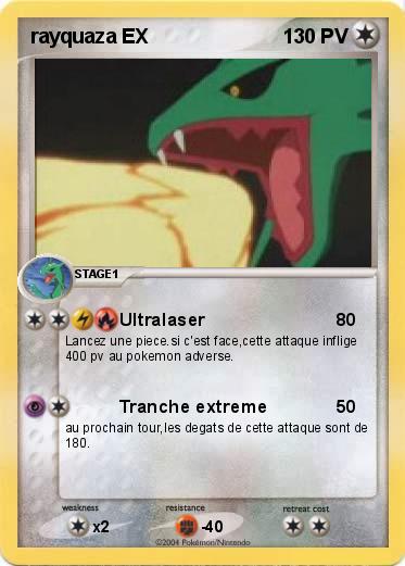 Pokemon rayquaza EX