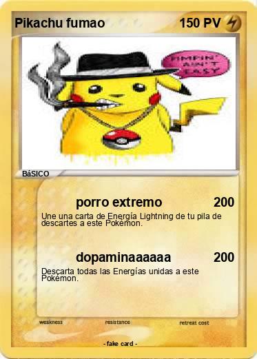 Pokemon Pikachu fumao