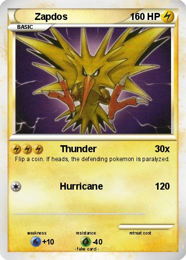 Pokemon Zapdos