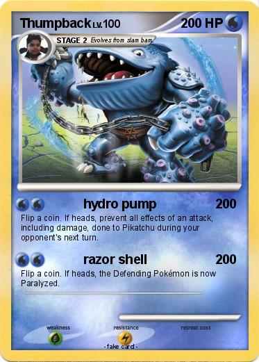 Pokemon Thumpback